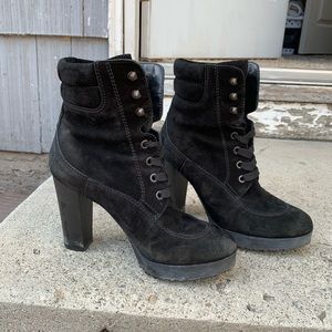 Hogan platform booties